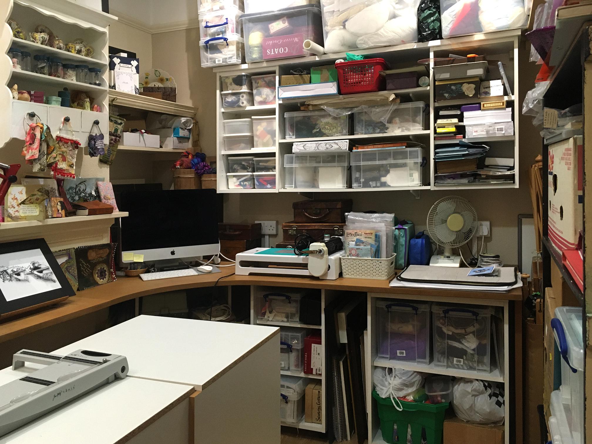 Read more about the article WOYWW 649 Tidying Up Again, Ephemera, Printer Provocations and Heat-Seeking Hibernators