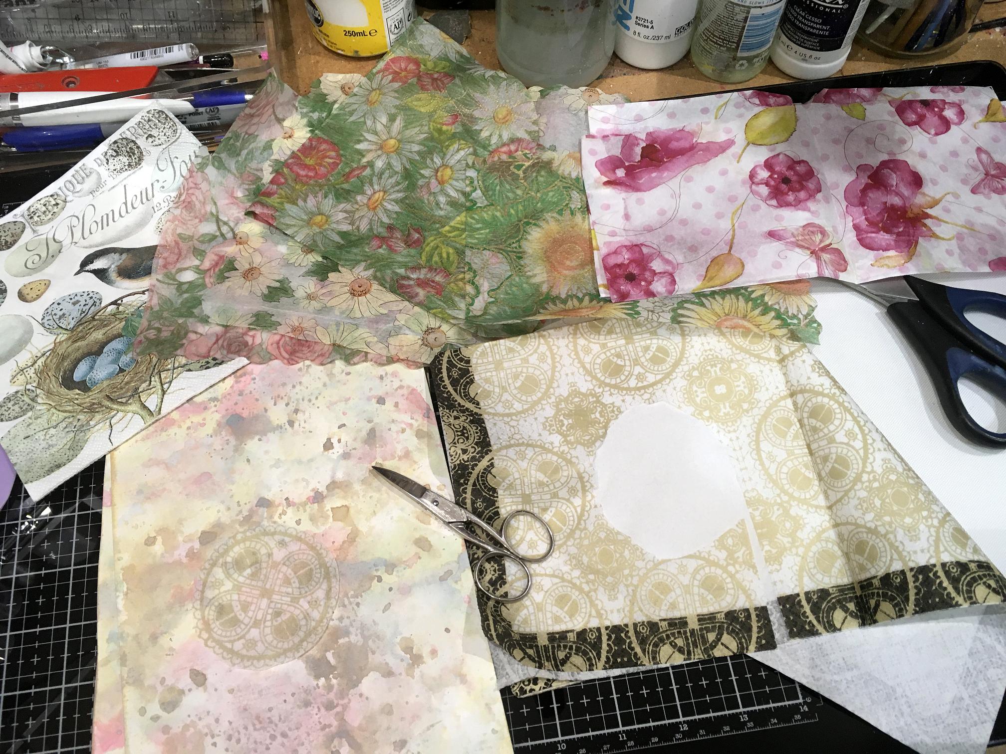 Read more about the article Teabag Mini-Albums – Inked Backgrounds