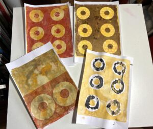 Read more about the article Gel Printing with my New Stencils