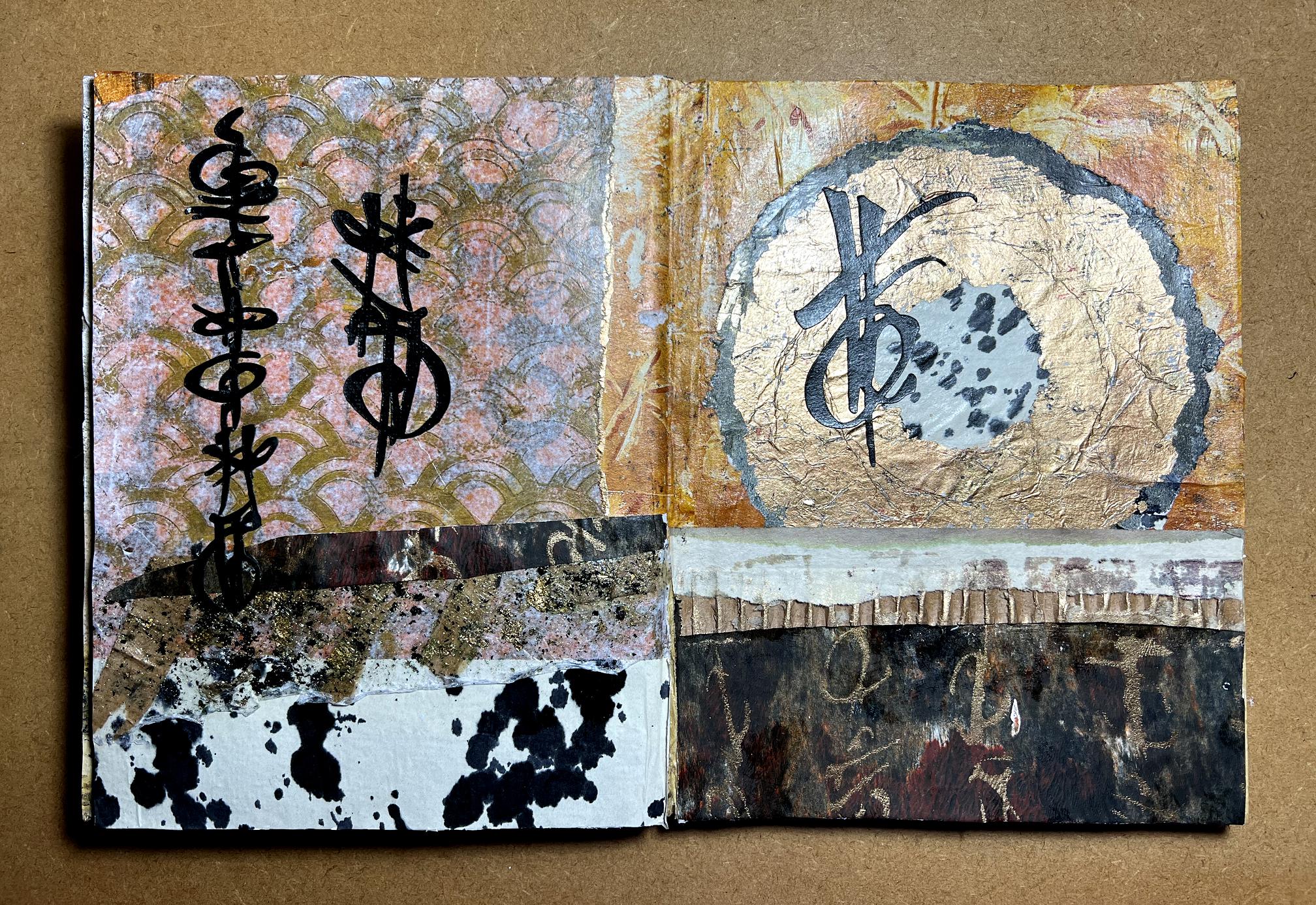 Read more about the article Organic Journal – Intuitive Collage 1