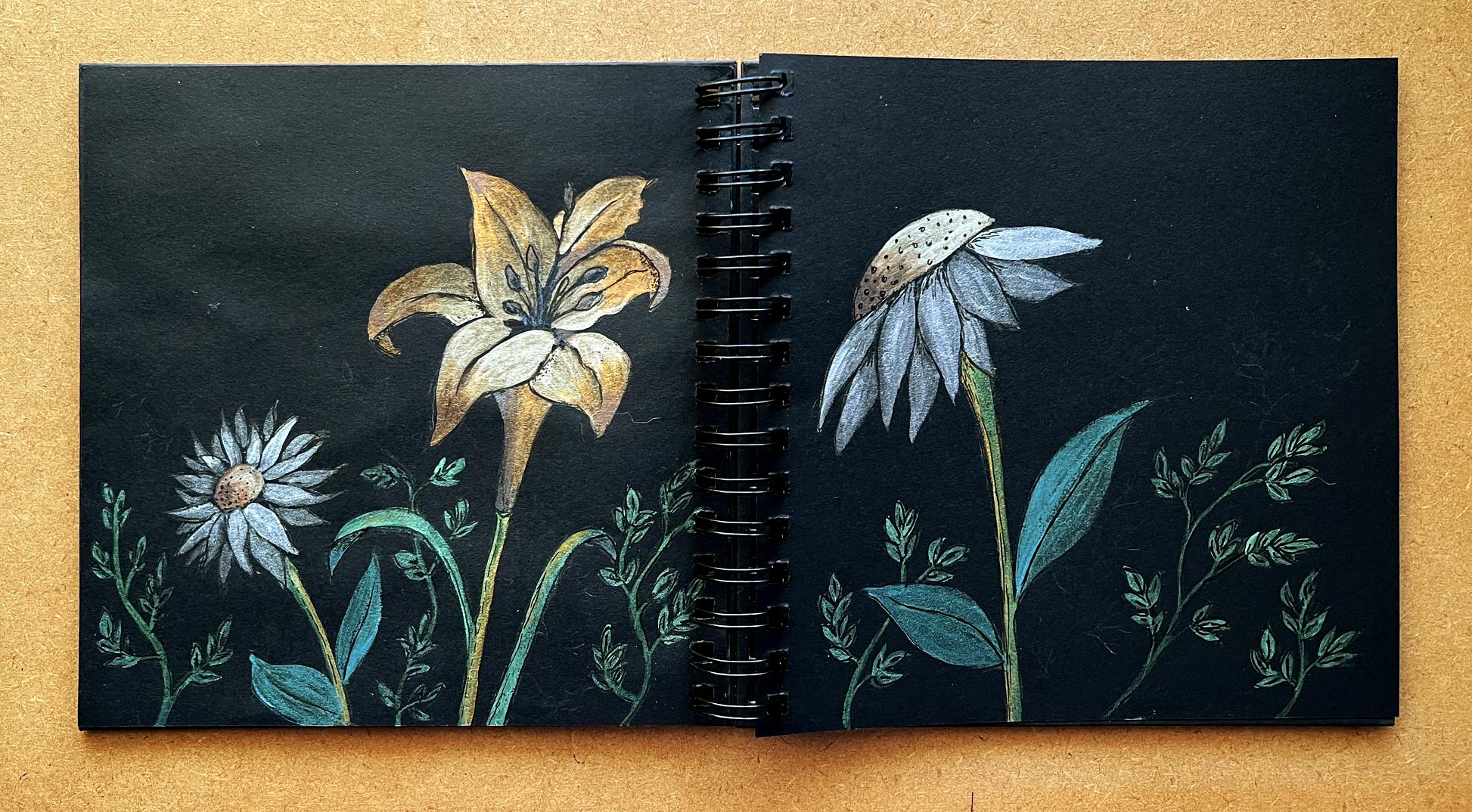 Read more about the article The End of an Era, and Black Botanicals Album – Flowers from Stamps
