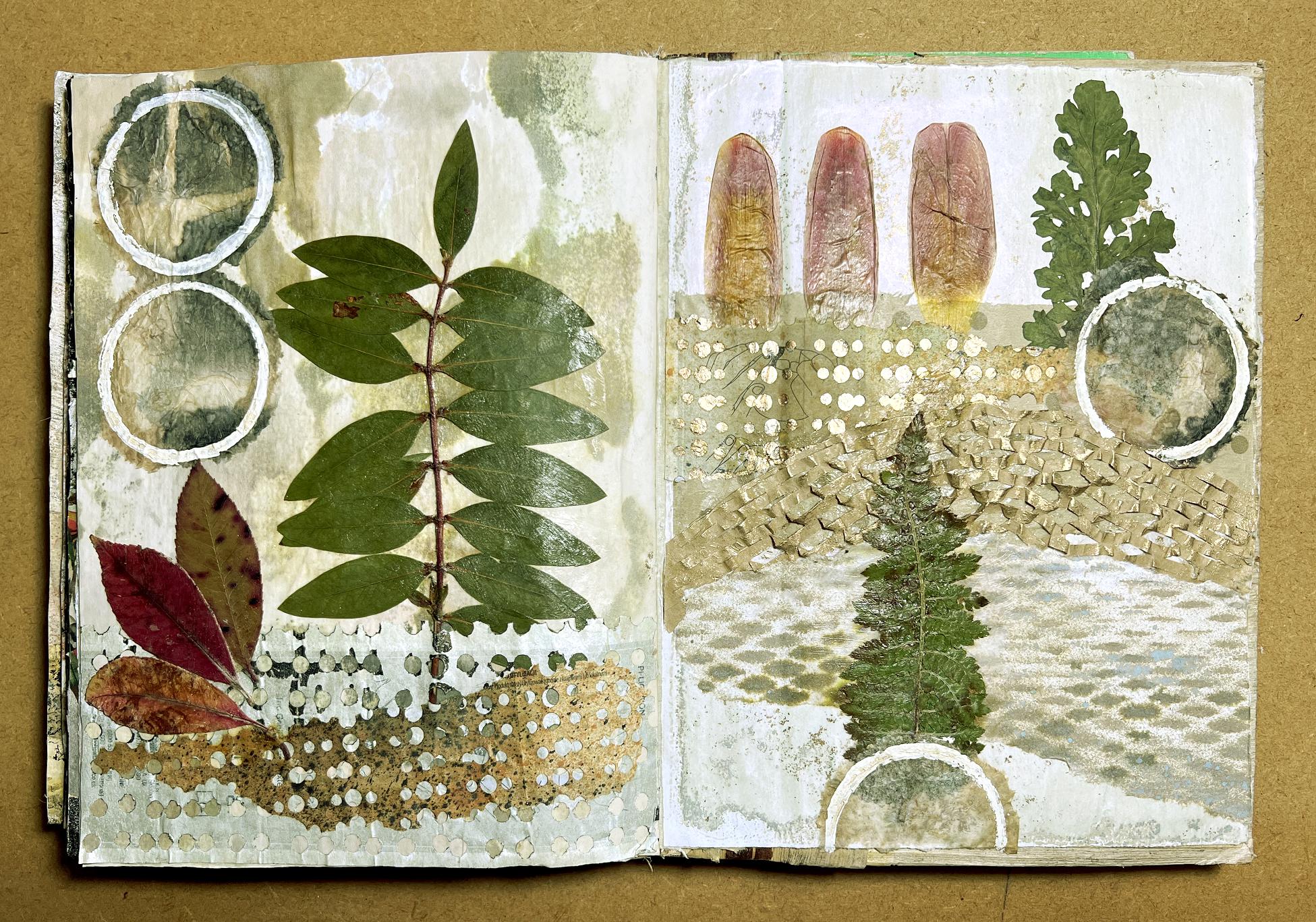 Read more about the article Deep Sadness, and Organic Journal – Final Page: Pressed Flowers