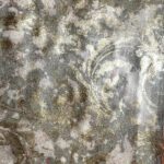 25 TH Swirls Stencil on Venetian Plaster Close-Up 15-9-22