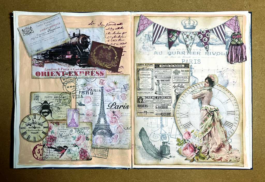 Read more about the article Altered Book: “The Journey” – Page 3: France 2