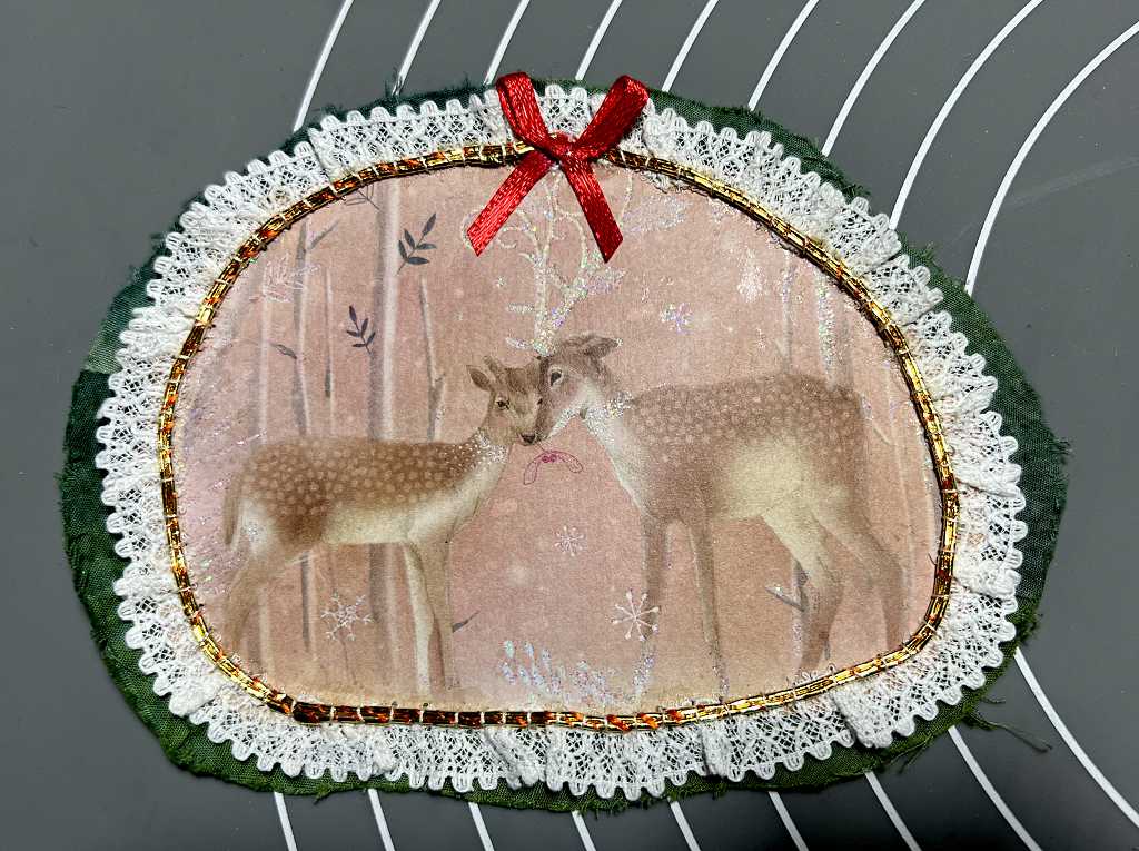 Read more about the article Mixed Media Piece for Margaret, Collage Pieces and Coffee Staining