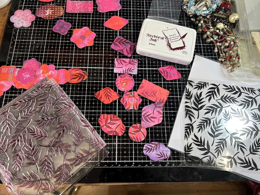 Read more about the article Preparing Embellishments for the 8 x 8-in Oriental Album, and a New Cutting Blade