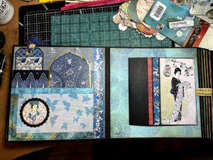 Read more about the article Oriental Style Album – A Complex Pop-up, and Some Videos at Last! Also Kitties and Easter