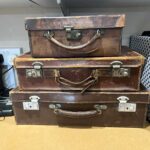 Vintage Leather Suitcases 1-4-23
