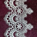 04 Lace Removed from Circular Lace Doily Detail