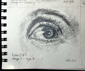 Read more about the article Online Art Course – Eye 3
