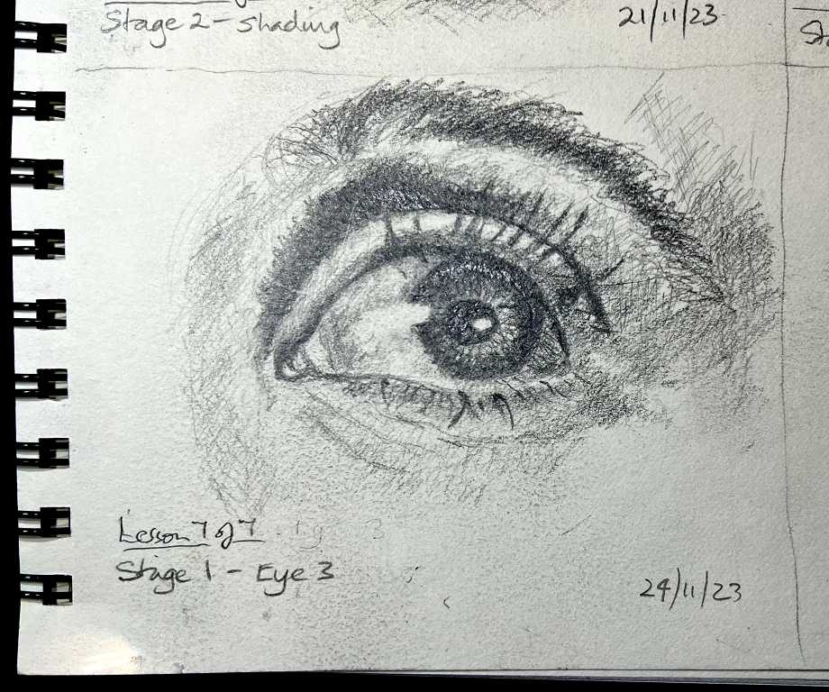 Read more about the article Online Art Course – Eye 3