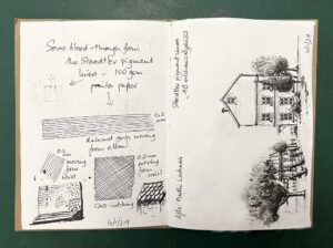 Read more about the article More Sketchbook Dabbling, Pens and Digressions, Cataract News and Seeing Pattern Everywhere