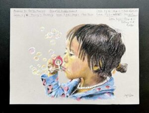 Read more about the article Online Art Course – Portrait in Pastel Pencils, and another UTI