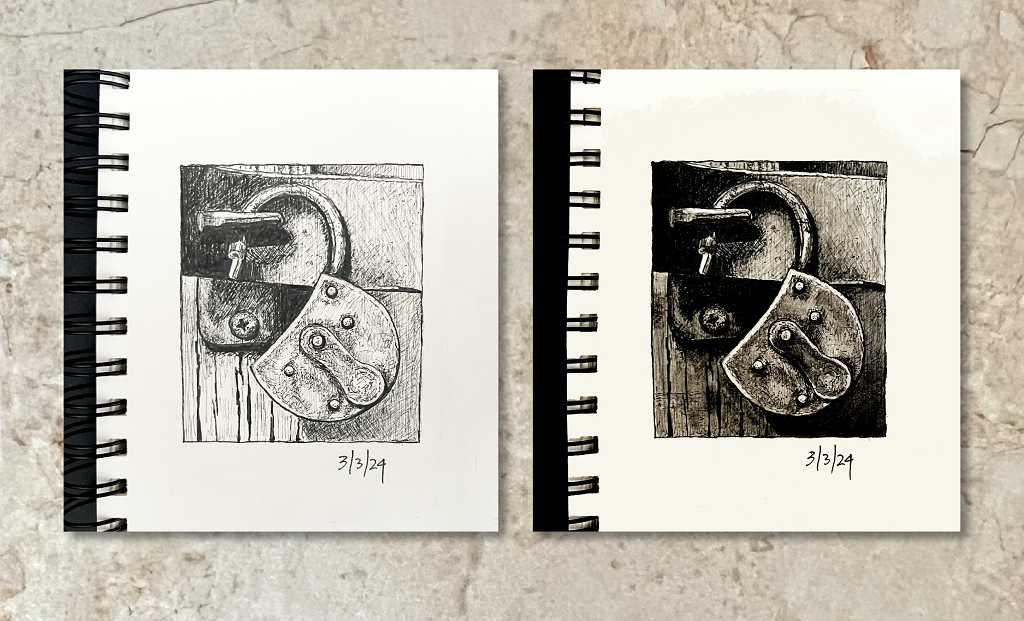 Read more about the article Online Art Course – Self-Directed Challenge in the Ink Pens Module
