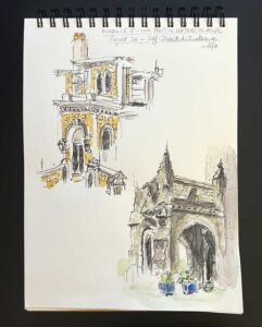 Read more about the article Completing the Pen and Watercolour Module in the Online Art Course