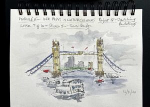 Read more about the article Online Art Course – Small Sketches in Watercolour and Ink Pens Pt 2