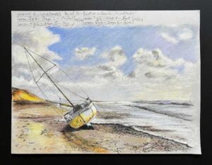 Read more about the article Online Art Course – Boat on a Beach, and a Greedy Cat