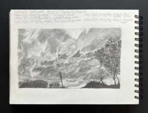 Read more about the article Online Art Course – Cloudy Sky in Graphite