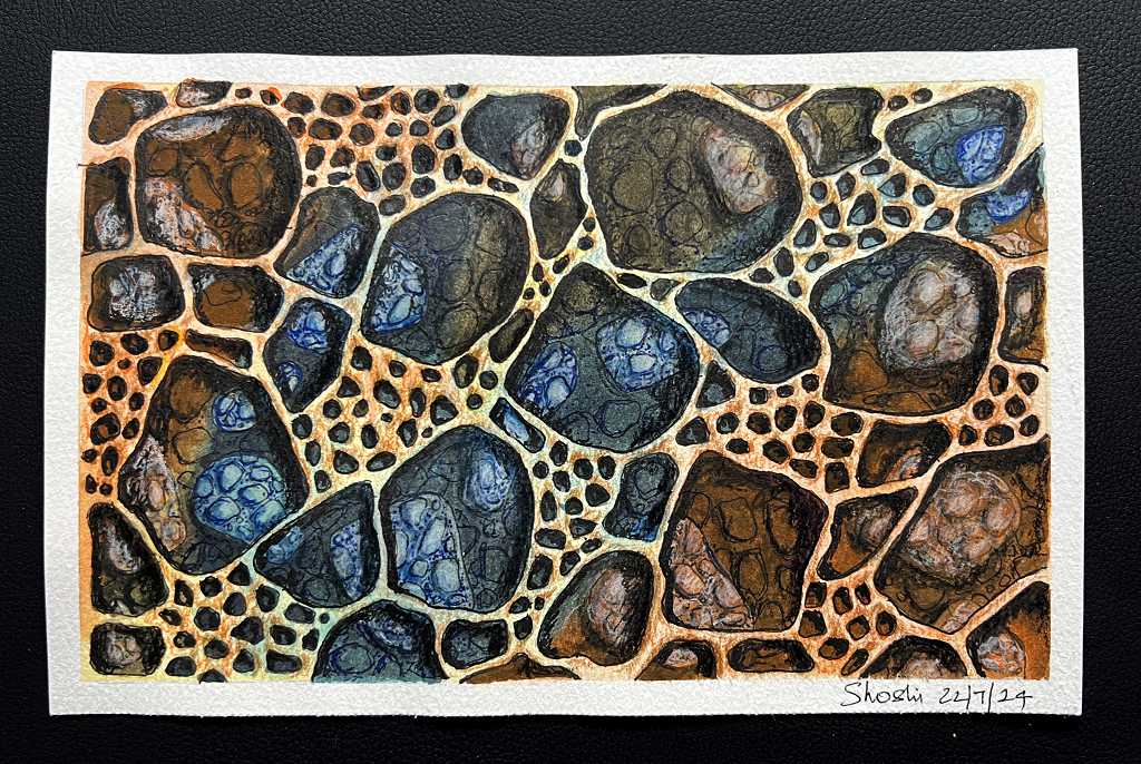 Read more about the article Negative Painting – Cells