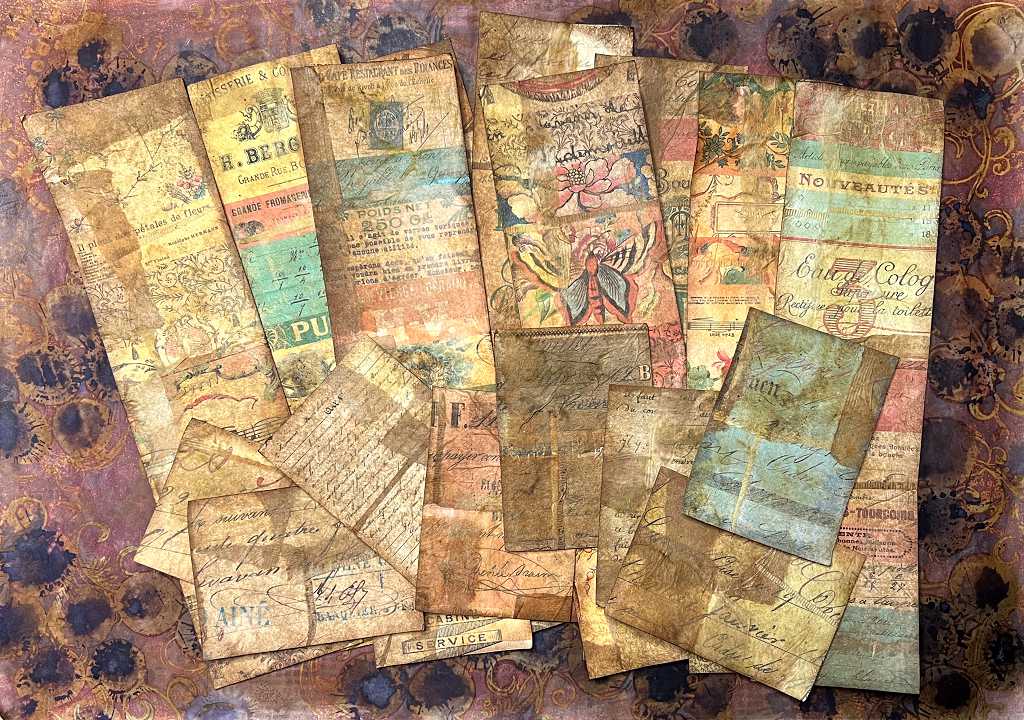 Read more about the article Distressed Collage Elements – Graphics Fairy