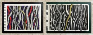 Read more about the article Tendrils, Roots and Seeds – Abstract Ink Drawings