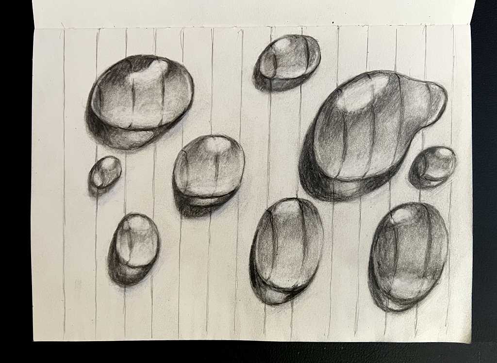 Read more about the article Water Droplets in Graphite