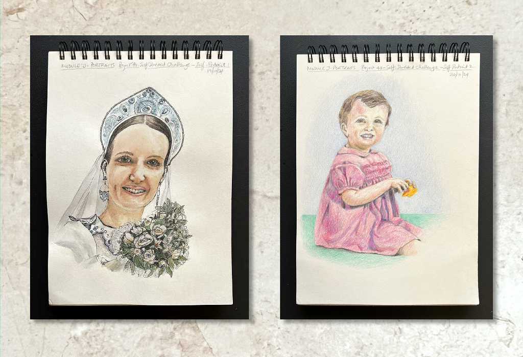 Read more about the article Online Drawing Course – Self Portraits