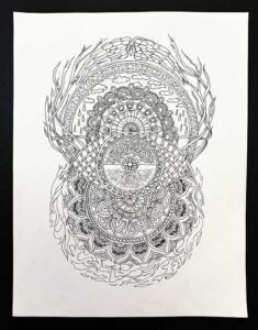 Read more about the article Domestika Course – The Art of Mandala Drawing – Drawing the Design