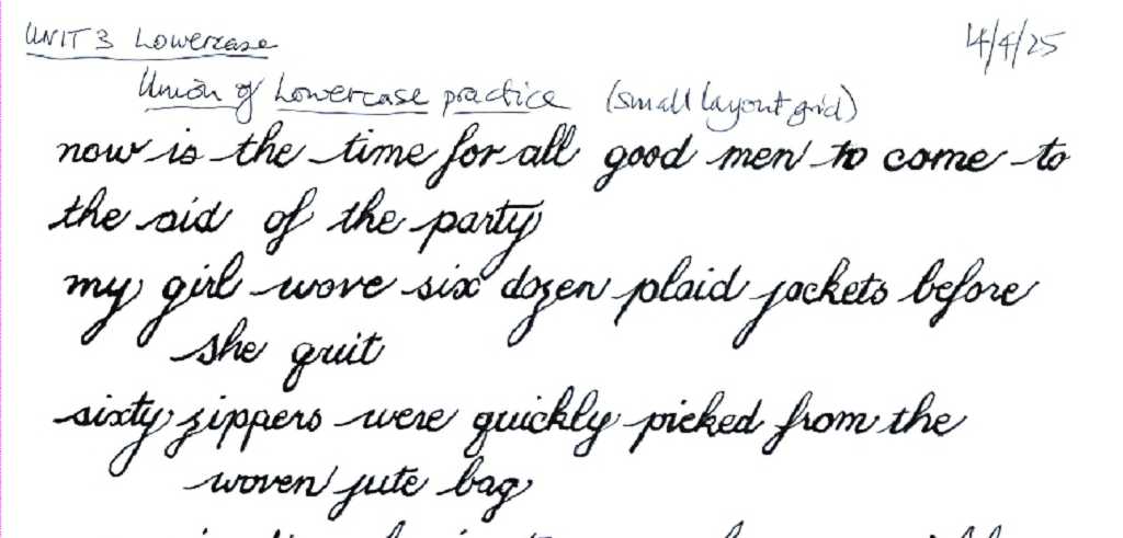 Read more about the article Domestika Course – English Calligraphy – Consolidation