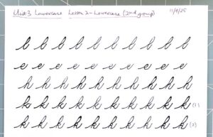 Read more about the article Domestika Course – English Calligraphy – the Lowercase Letters