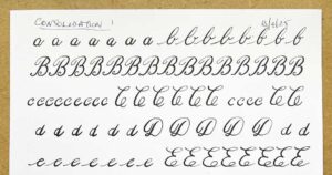 Read more about the article Domestika Course – English Calligraphy – Practice and Consolidation