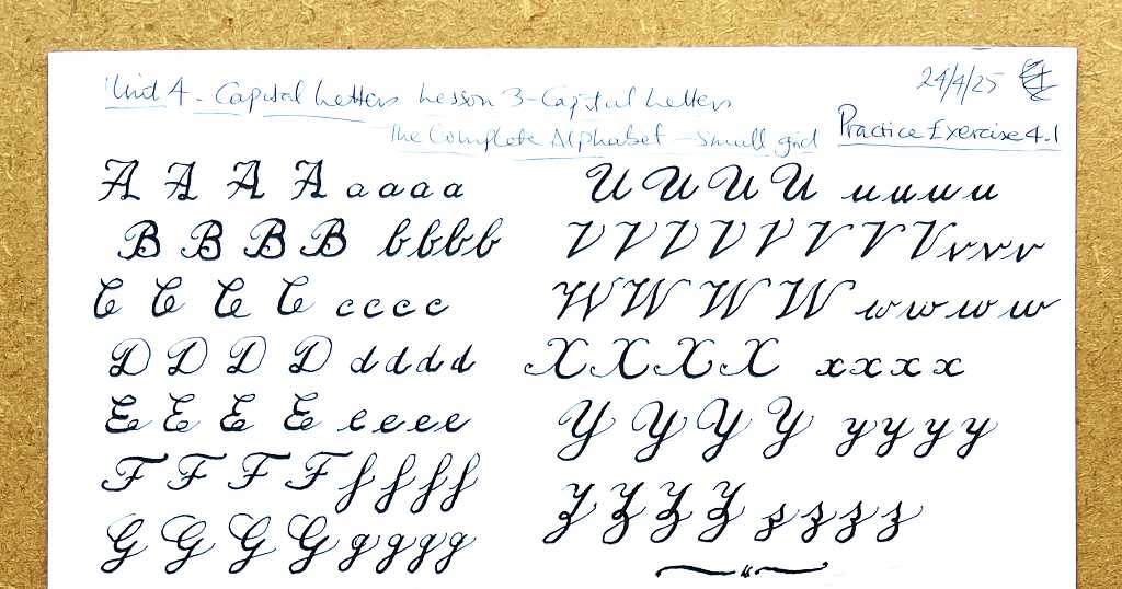 Read more about the article Domestika Course – English Calligraphy – Connecting, and Alternative Forms