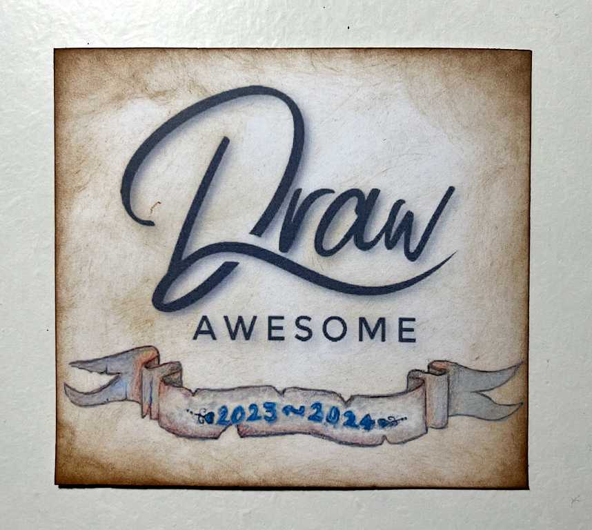 Read more about the article Draw Awesome Album Part 4 – End Papers, Cover Boards and Titles