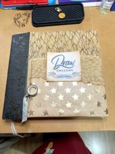 Read more about the article DrawAwesome Album Part 6 – Beginning the Cover Embellishment