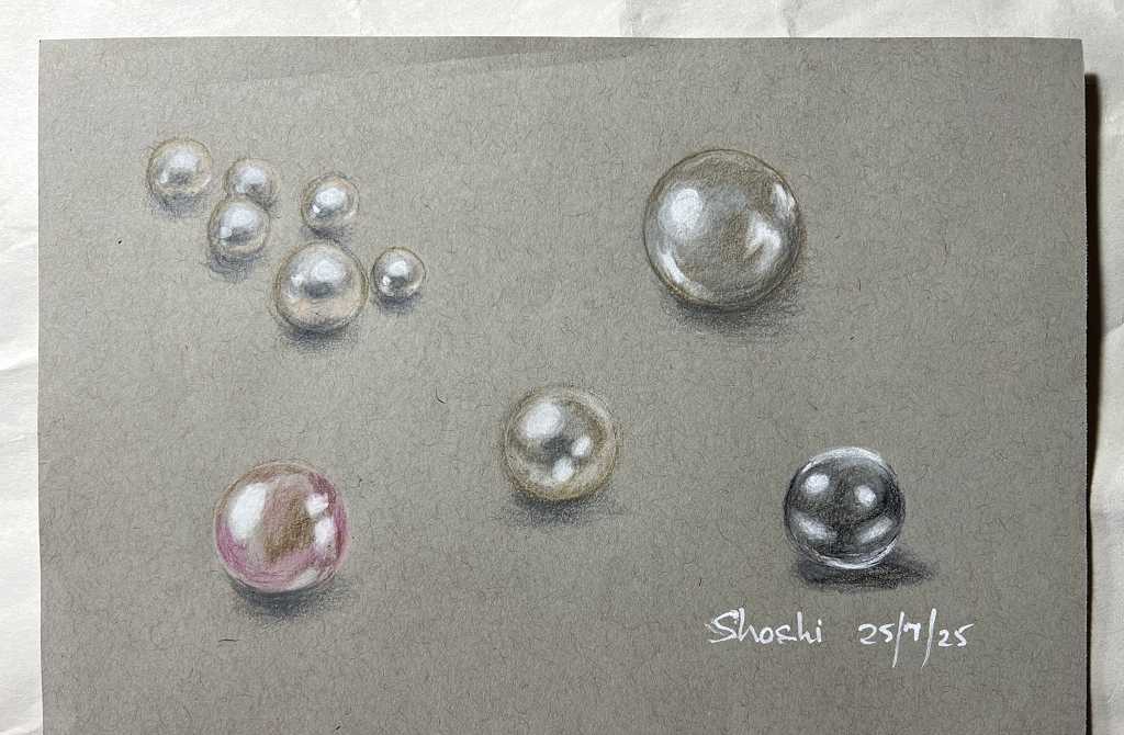 Read more about the article Pearls – Coloured Pencils