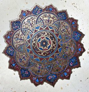 Read more about the article Islamic Art – Shamsa Part 3 – Completing the Colouring