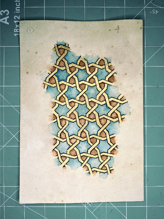 Read more about the article Islamic Art Album – Beginning Some Geometric Patterns