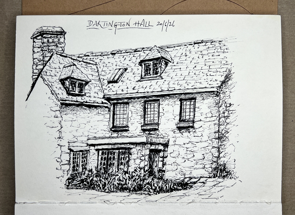 You are currently viewing Sketching at Dartington