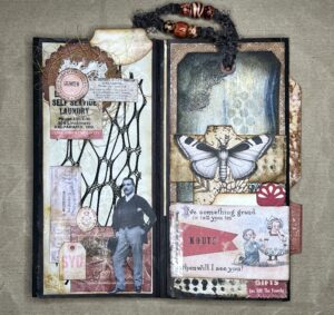 Read more about the article Double Tri-Fold Junk Mail Folio Part 5 – Decorating the Second Folio