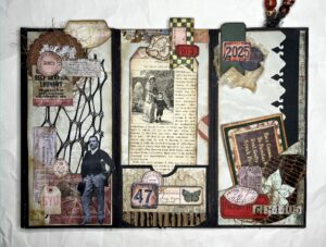 Read more about the article Double Tri-Fold Junk Mail Folio Part 7 – Decorating the Second Folio