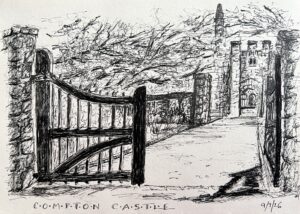 Read more about the article Sketching at Compton Castle