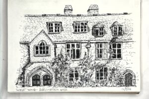 Read more about the article Sketching in the Courtyard at Dartington