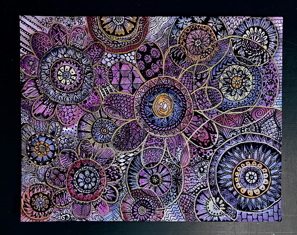 You are currently viewing Watercolour Floral Doodle