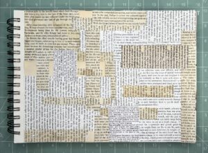 Read more about the article Masterboard Book – Book Page Collage